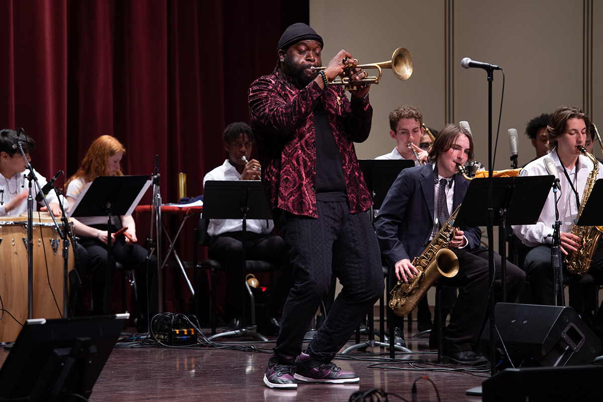 carousel of images showing off the 2023 music matters hosted at ravinia